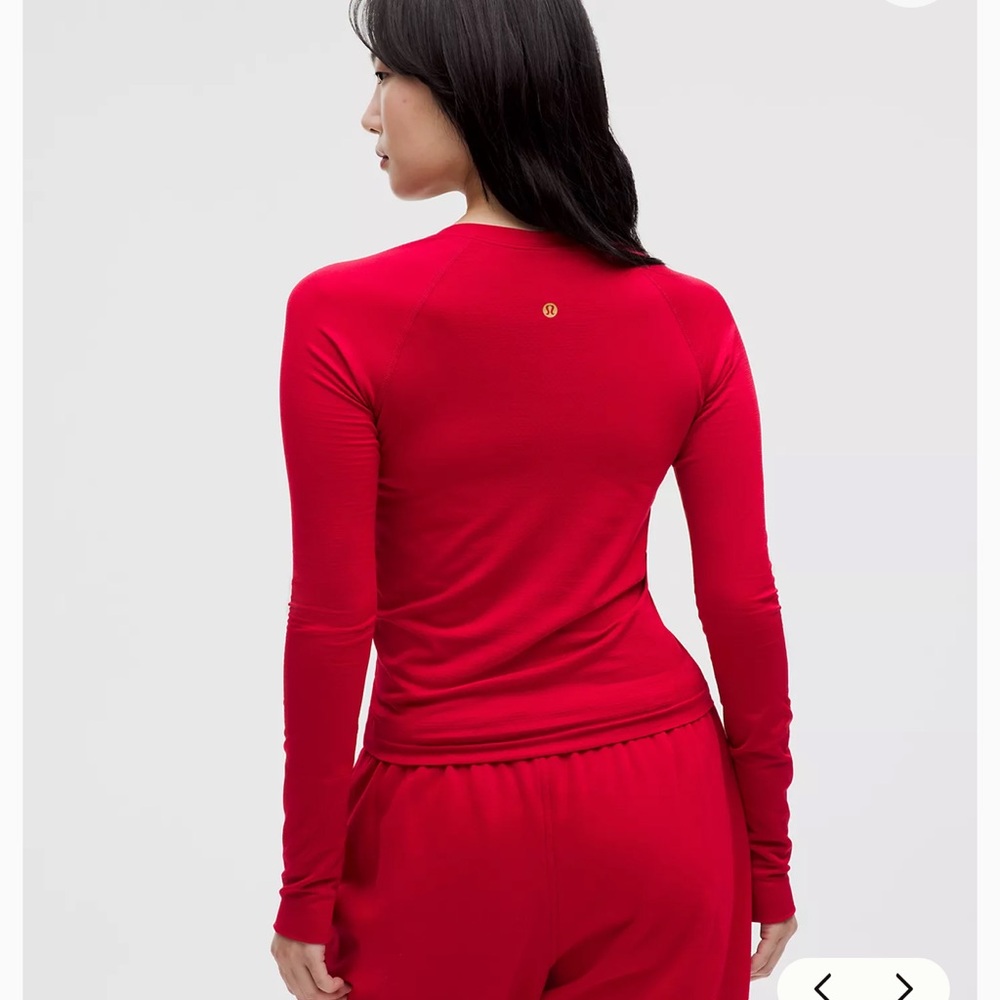 Lululemon tote & swiftly tech waist length - Red Long Sleeve - Picture 5 of 7